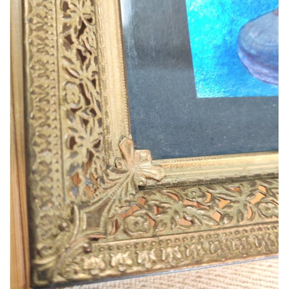 Vintage Chris Achilleos Fantasy Dragon Queen Dufex Print 2000 Vivid Foil Framed - Picture 5 of 13